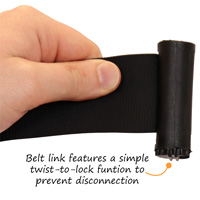 Crowd Control Stanchion: Retractable Belt