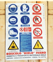 Italian Safety Sign from the 90’s