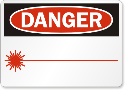 Laser Symbol Danger Signs Warning Sku S 2472 - kootation.com