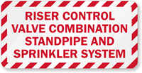 Standpipe And Sprinkler Label