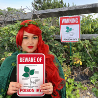 High-Visibility Poison Ivy Warning Sign