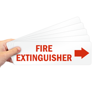 Fire extinguisher labels