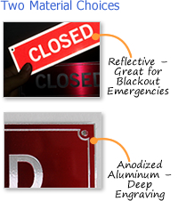 Wet Standpipe Shut-Off Engraved Signs