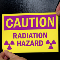 Caution Radiation Hazard Signs
