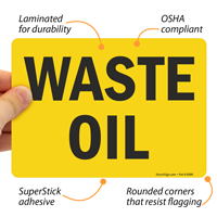 Waste Oil Hazard Alert