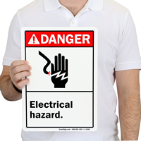 Danger ANSI Electrical Hazard Signs