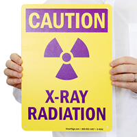 Caution X-Ray Radiation Signs