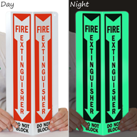 Fire Extinguisher Projecting Glow Sign