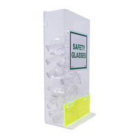 Acrylic dispenser for safety glasses