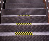 Caution Striping Adhesive Floor Sign