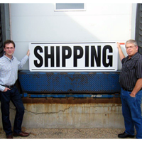 Shipping Giant Dock Signs