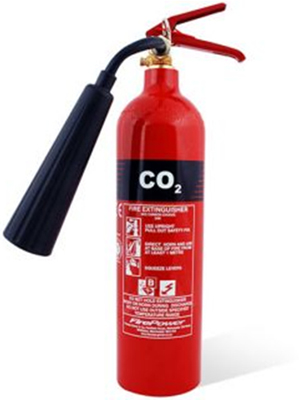 An example of a Co2 Fire Extinguisher