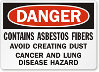 Danger Asbestos Sign 