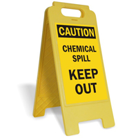 Chemical Spill Keep Out FloorBoss Floor Sign