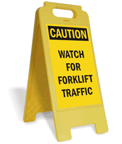 Floor Forklift Sign