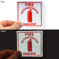 Safety Fire Extinguisher Emergency Label