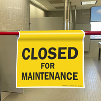Do not enter maintenance sign