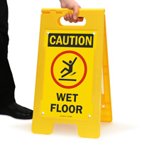 High Visibility Safety Floor Sign