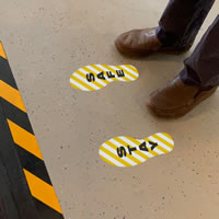 Floor Signage for Social Distancing
