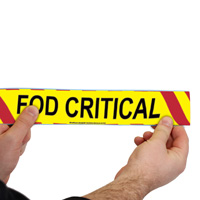 FOD Critical Superior Mark Floor Message Tape