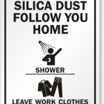 How to lower hazardous silica levels with silica signs