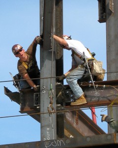photo of construction workers