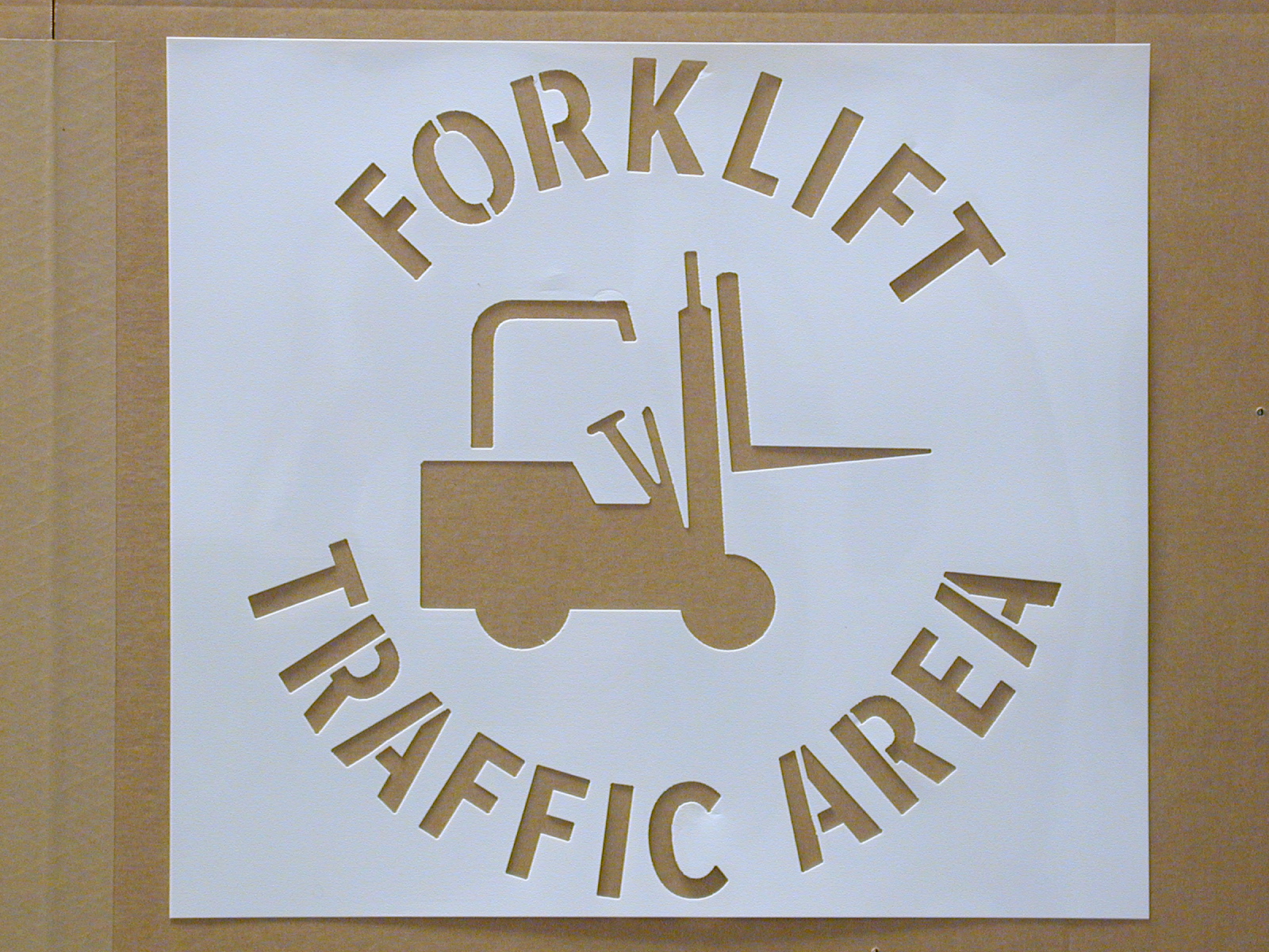 Promote Forklift Safety With Stencils A How To Guide Mysafetysign Blog