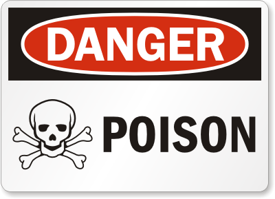 Pirate Red Skull & Crossbones Danger Poison Warning 5'x3' Flag 