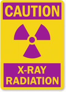 x-ray radiation hazard sign
