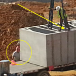How many safety violations can you find in this construction site? #HazardSpotting