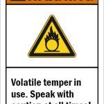 ANSI Warning Funny Safety Sign for Workplaces