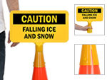 Cone Boss Safety Signs for Traffic Cones