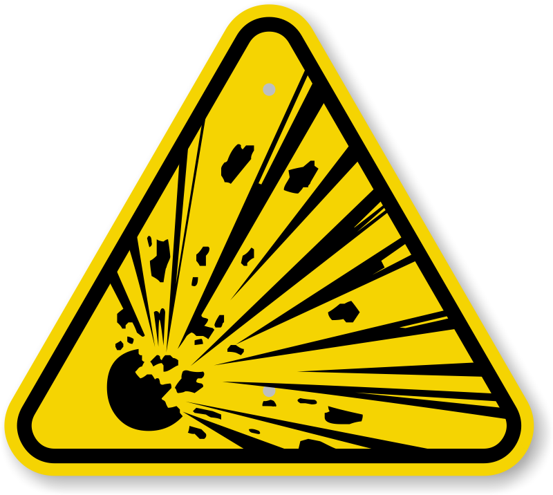 Explosive Hazard Symbol