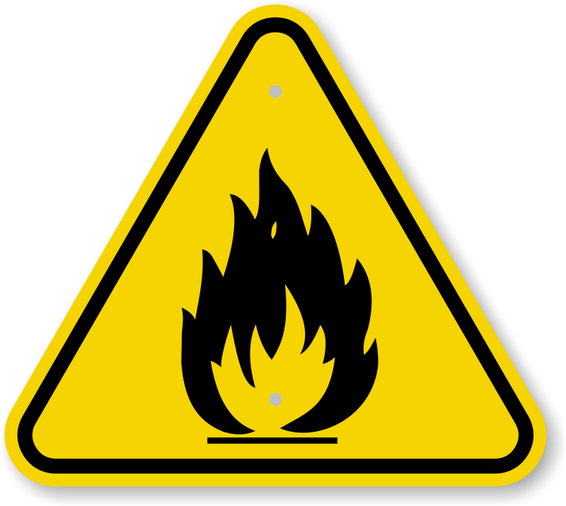 Fire Hazard Symbol