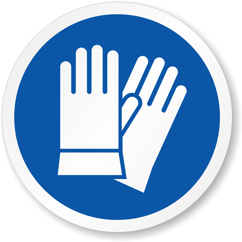 Lab Safety Symbols Gloves