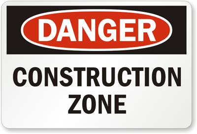 Construction Area Safety Signs - Best Sellers