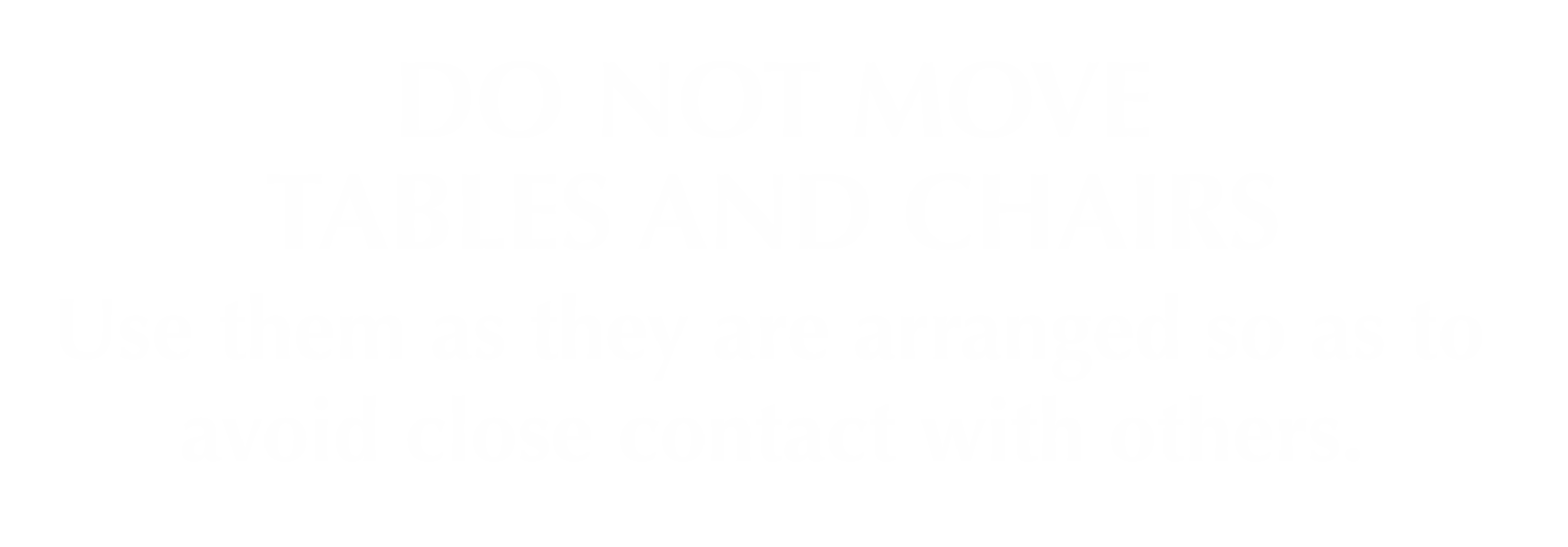 Avoid Close Contact With Others Engraved Sign