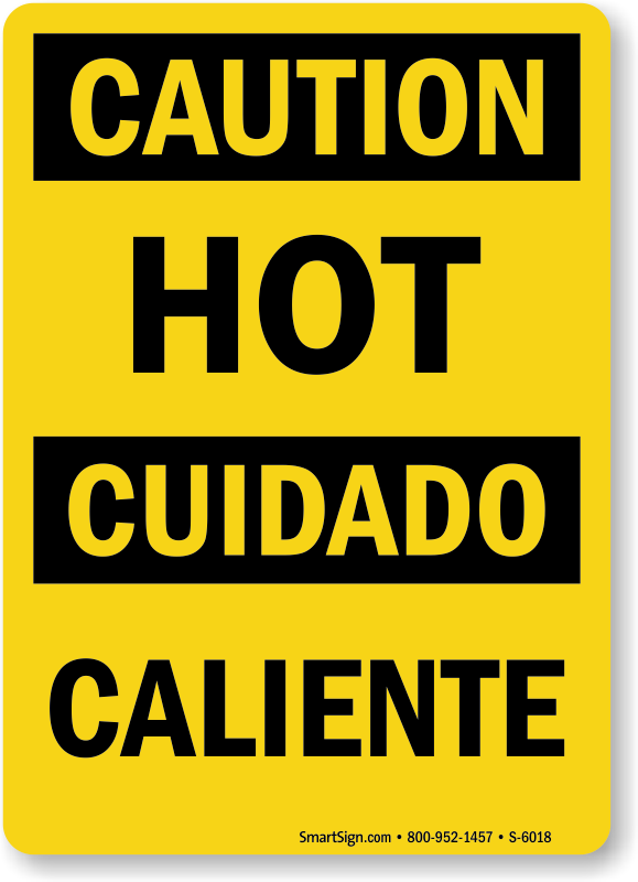 Caliente in english