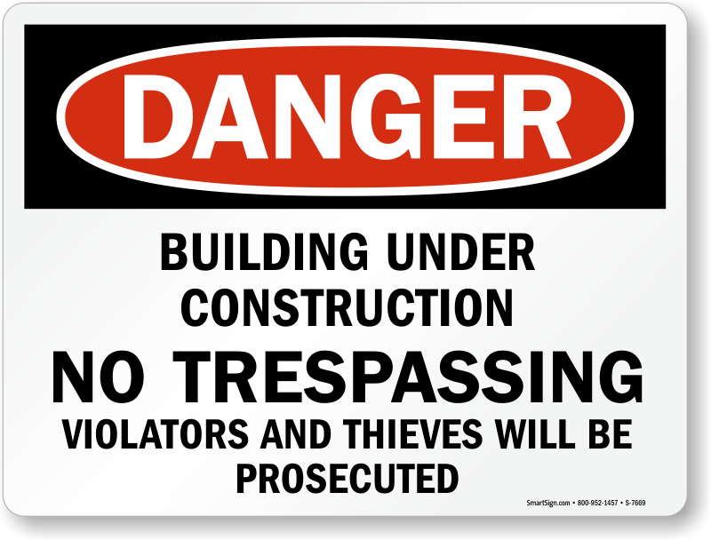 THIEVES WILL BE PROSECUTED SAFETY STICKER RIGID GE056 INDOOR OUTDOOR SIGN 