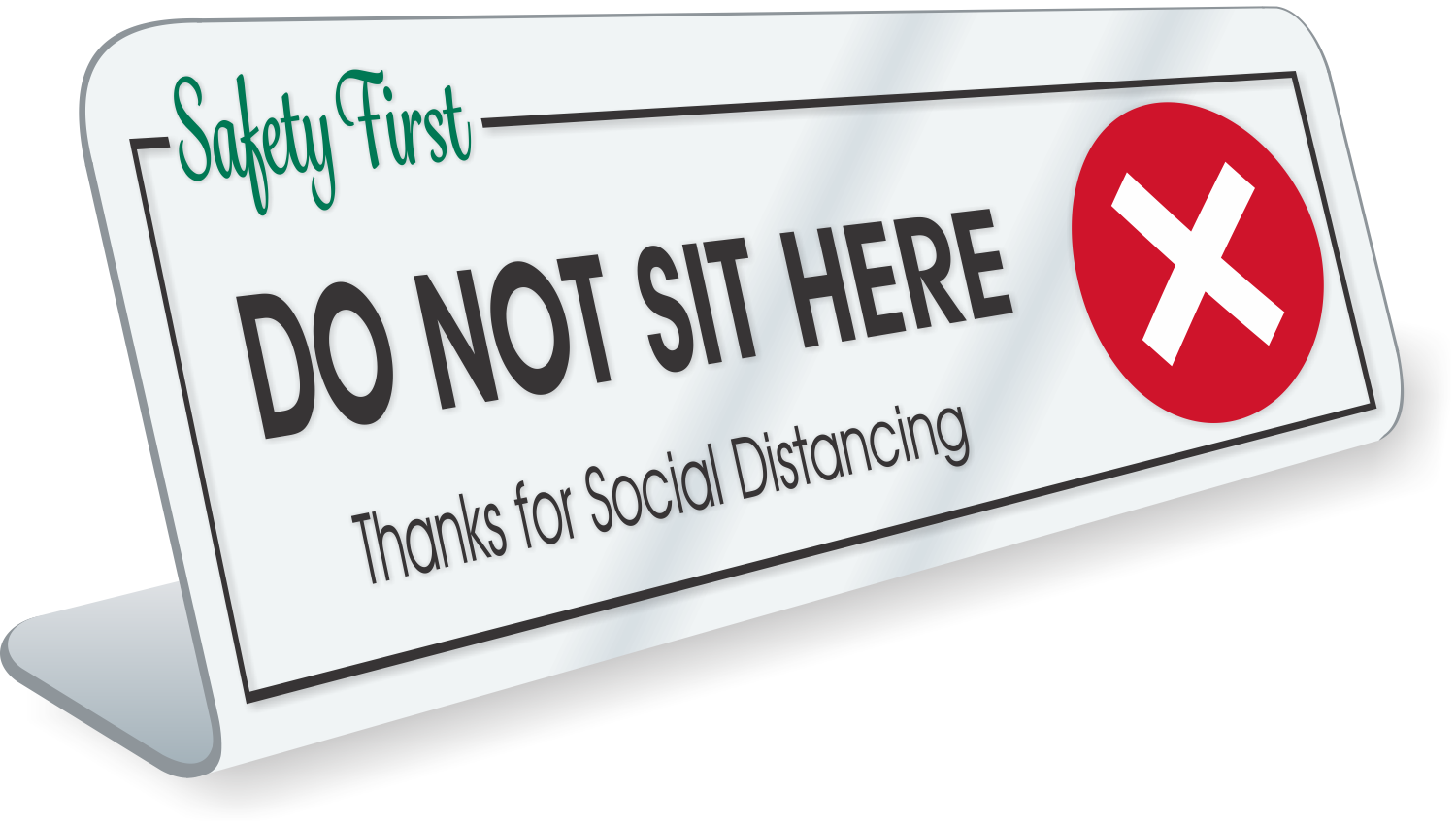 Social Distancing Do Not Use This Desk Sticker Office Table Desk 