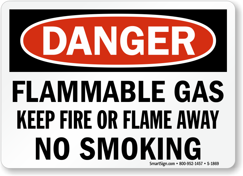 Rigid Plastic Black/Red on White Legend DANGER NMC ESD662RB Bilingual OSHA Sign FLAMMABLE GAS KEEP FIRE OR FLAME AWAY NO SMOKING 10 Length x 14 Height 10 Length x 14 Height Legend DANGER FLAMMABLE GAS KEEP FIRE OR FLAME AWAY NO SMOKING 