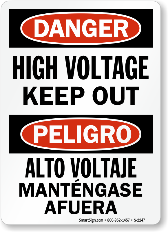 Keep Out Aluminum Sign Construction Area Smartsign S2-0177-AL-12x18Danger 