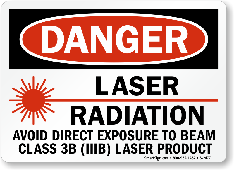 skrive et brev Årvågenhed fusion Danger Laser Radiation Avoid Direct Exposure Class 111 Sign, SKU: S-2477