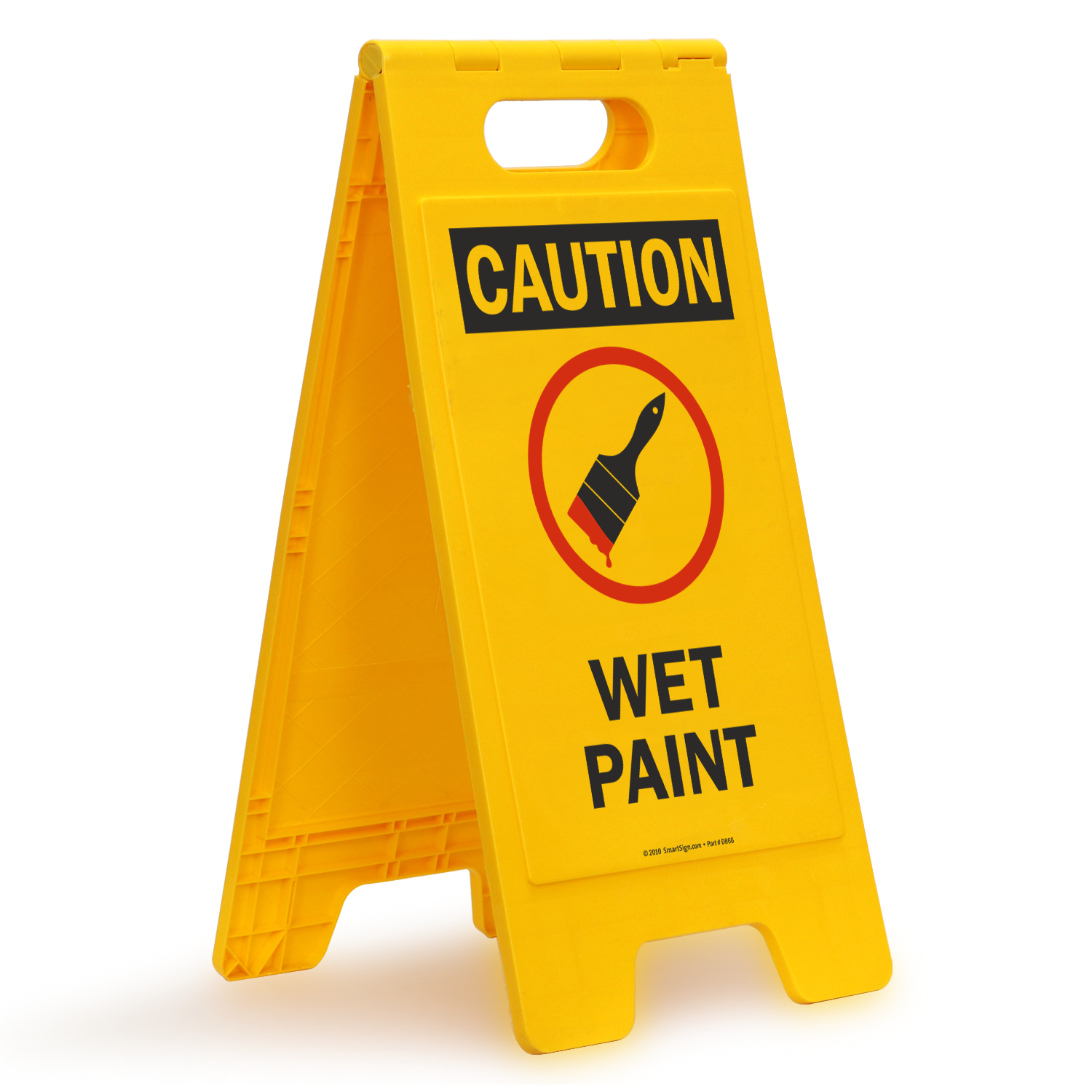 Sticker Wet Paint Plastic Sign MISC67 A4 - All Materials - 200x300mm 
