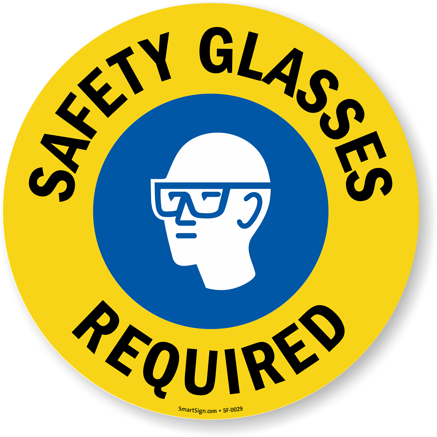 Because they are right under your nose, floor safety messages are more  prominent. Post this floor safety sign to remind workers about appropriate