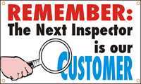 Inspector Safety Banner