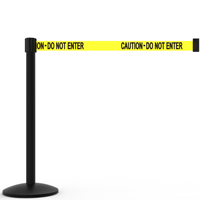 Banner Stakes Do Not Enter Sign