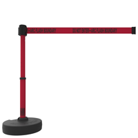 Do Not Enter Stakes Stanchion Barrier System