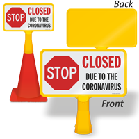 Closed ConeBoss Medical Safety Sign