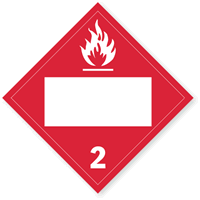 Flammable Gas Placard